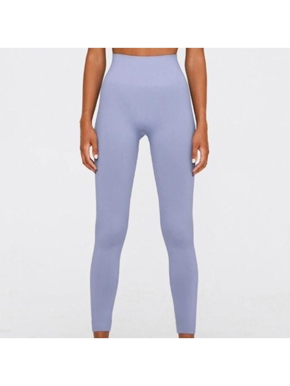 SET Active Sky Sculptflex High-Waisted Seamless Leggings Purple Blue Size M